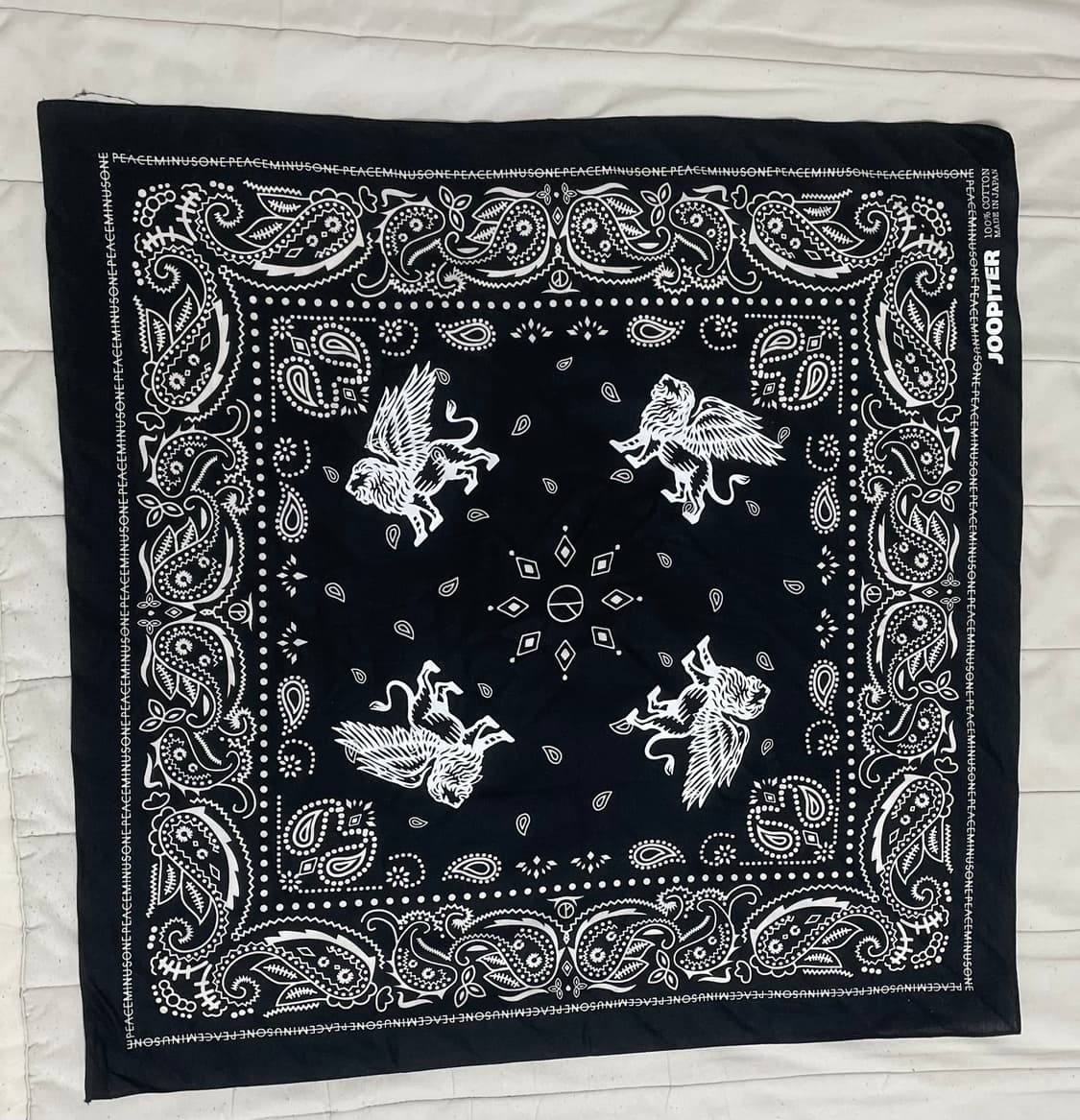 피스마이너스원 x 주피터 반다나 블랙 상품이미지1