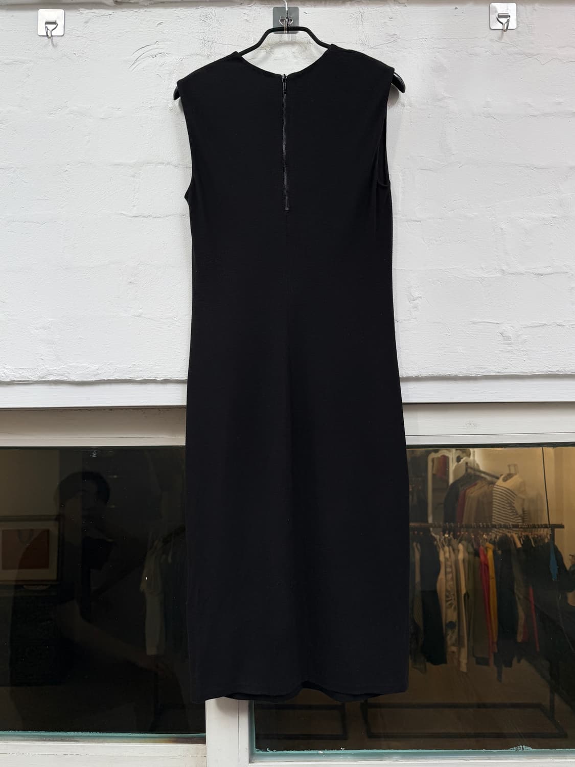 Vince 빈스 블랙 슬리브리스 비스코스 원피스 XS 상품이미지6