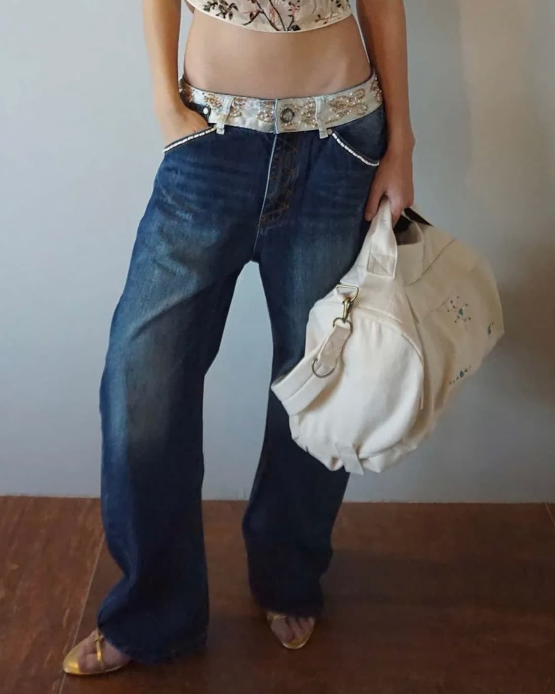 스컬프터 데님 팬츠 상품이미지1