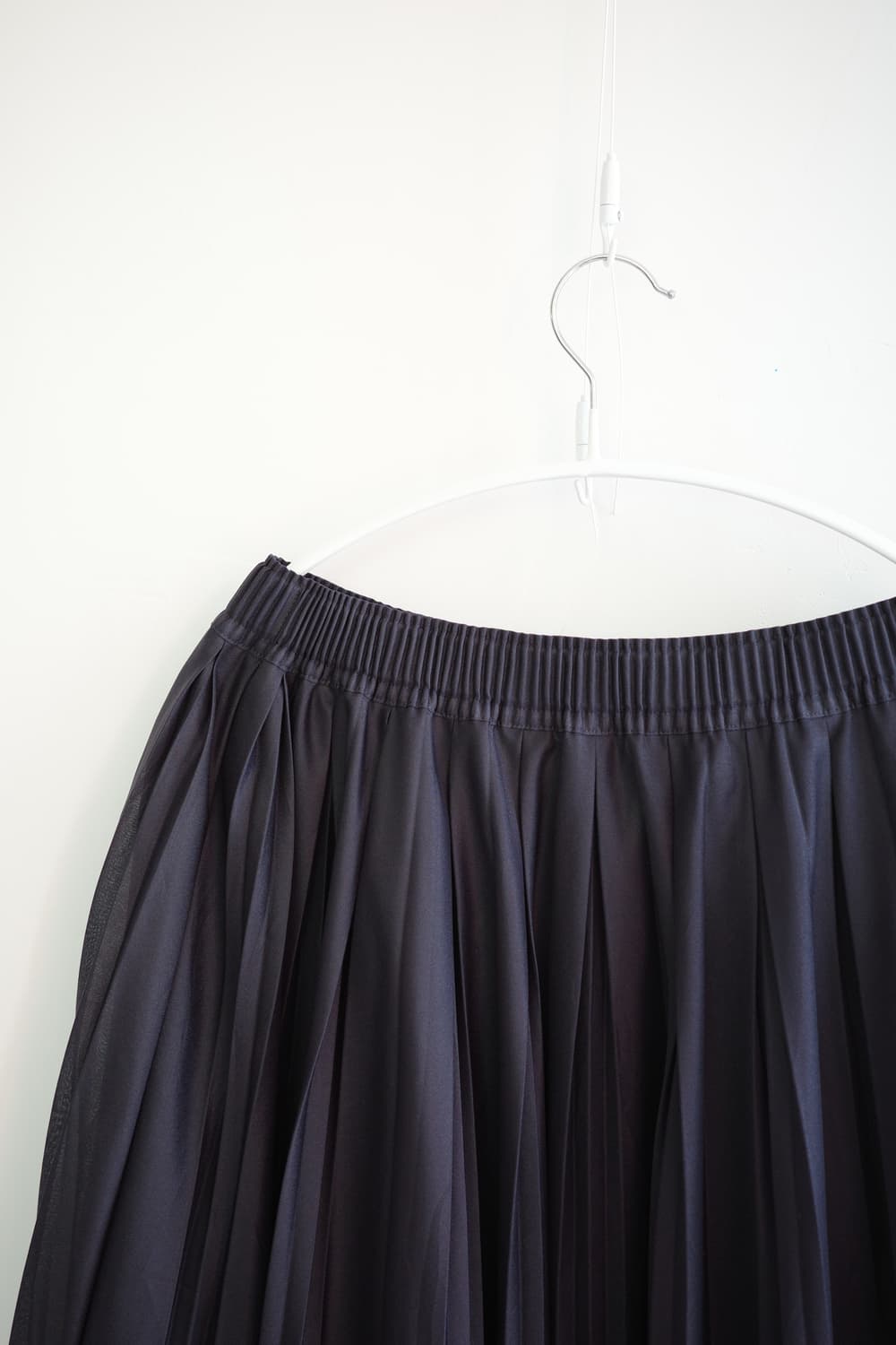 STC:R 
• 차콜 쉬폰 플리츠  롱 스커트 상품이미지5