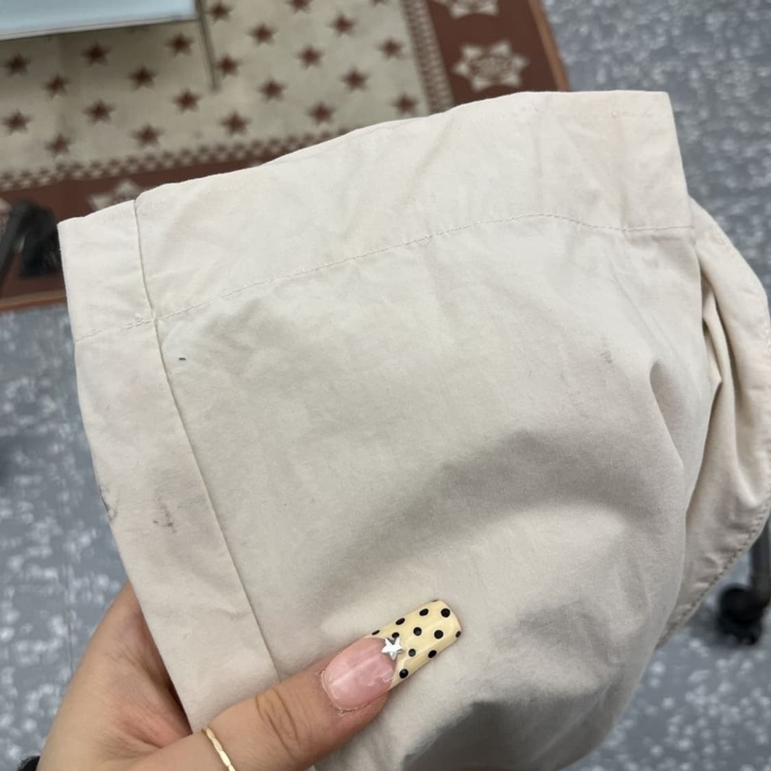 씨피컴퍼니 빈티지 크림아이보리 코튼팬츠 면바지 86 C09922 상품이미지7