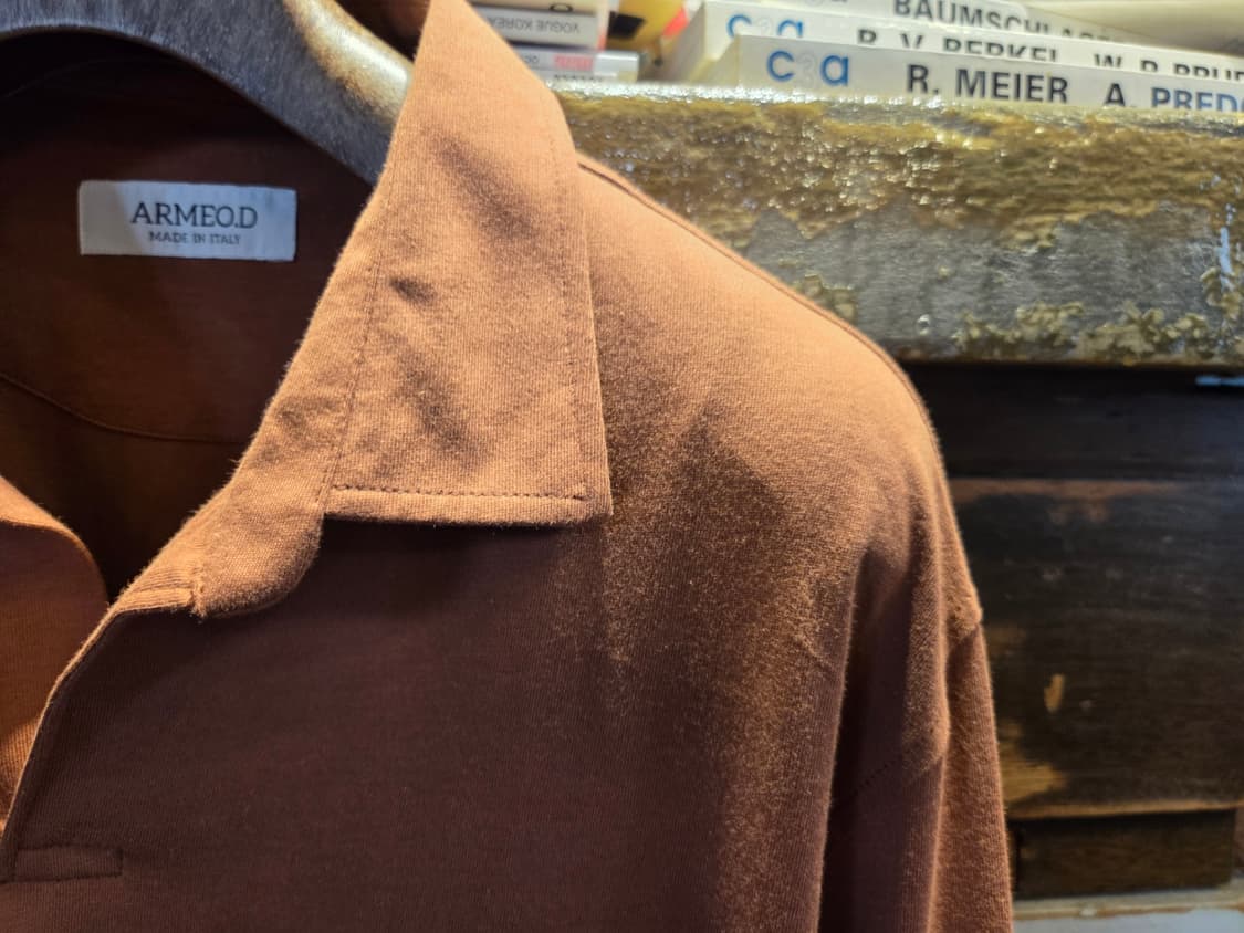 ARMEO.D 오픈칼라넥 티셔츠 상품이미지4