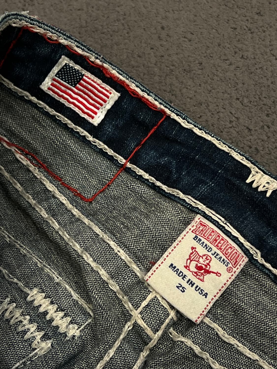 트루릴리전 조이 스티치 부츠컷 처분  상품이미지3