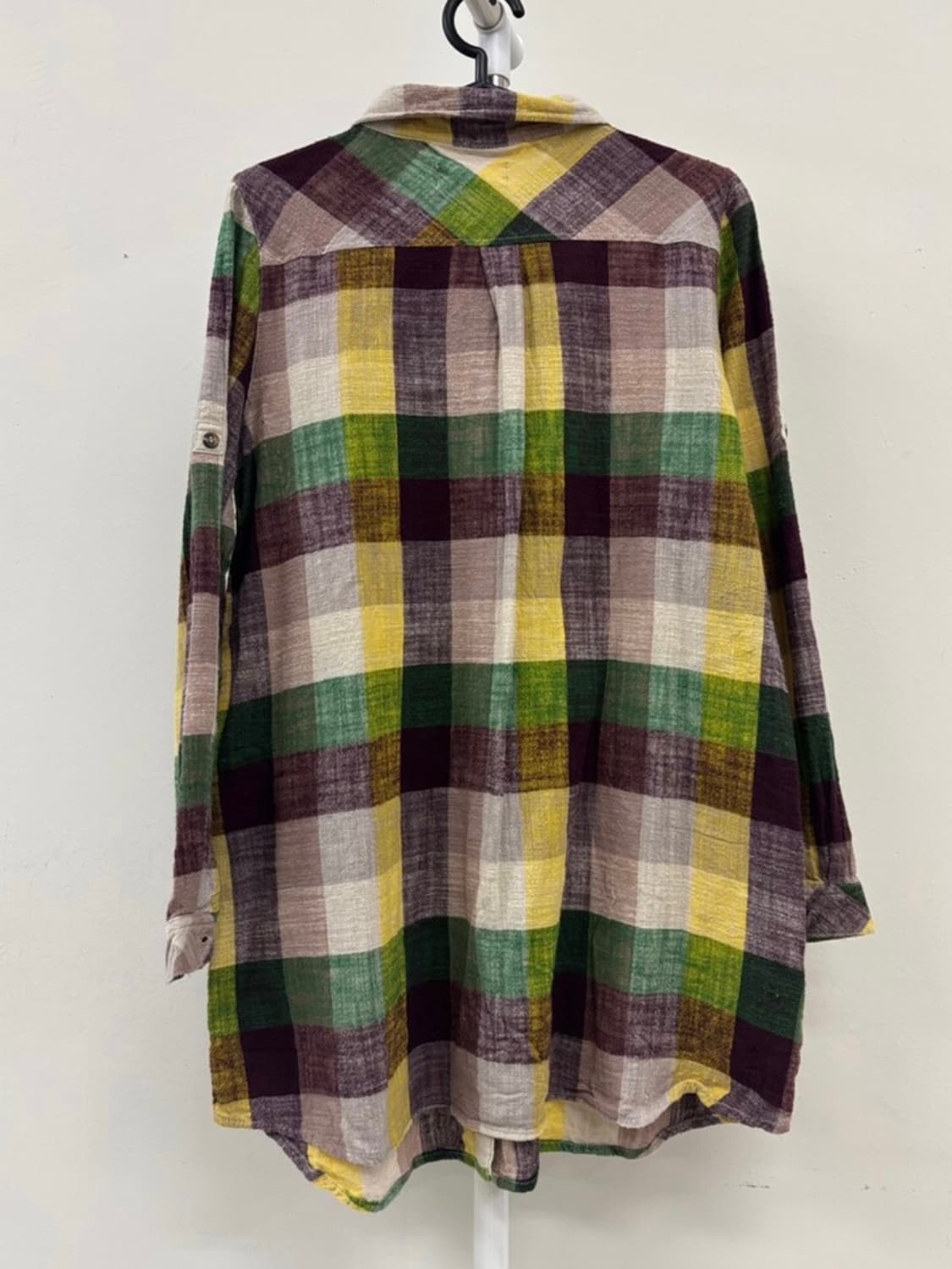 빈티지 체크 셔츠 원피스 상품이미지7