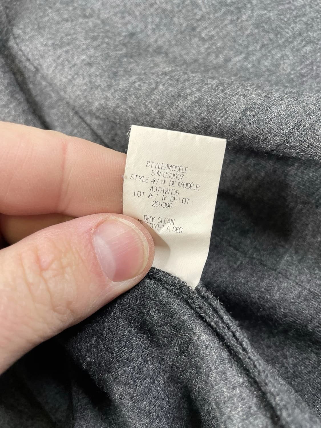 헬무트 랭 소나 울 비대칭 지퍼 자켓 상품이미지4