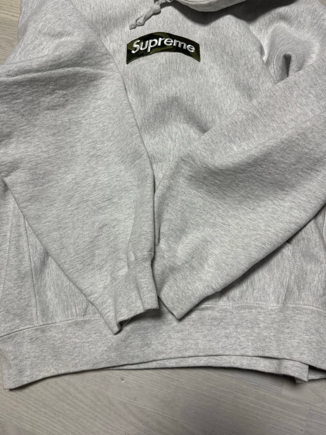 [L] 슈프림 2023 박스로고 그레이 (기모) 상품이미지5