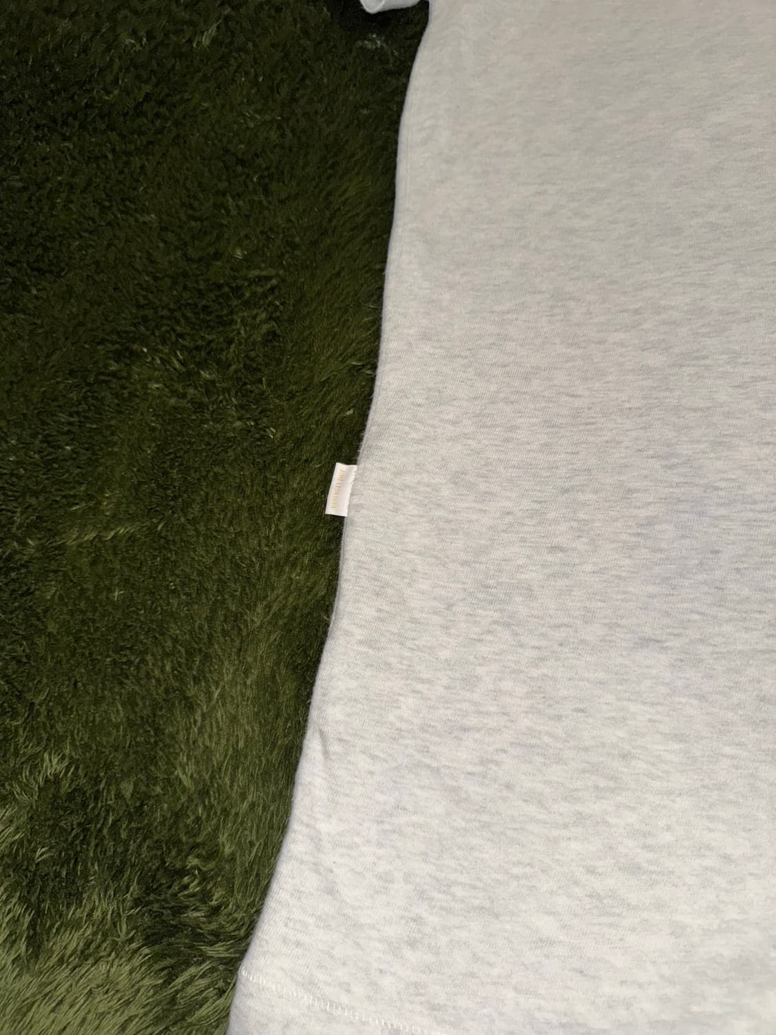 [L] 에임 레온 도르 텍스쳐드 로고 싱글 스티치 티셔츠 메란지 그레이 상품이미지10