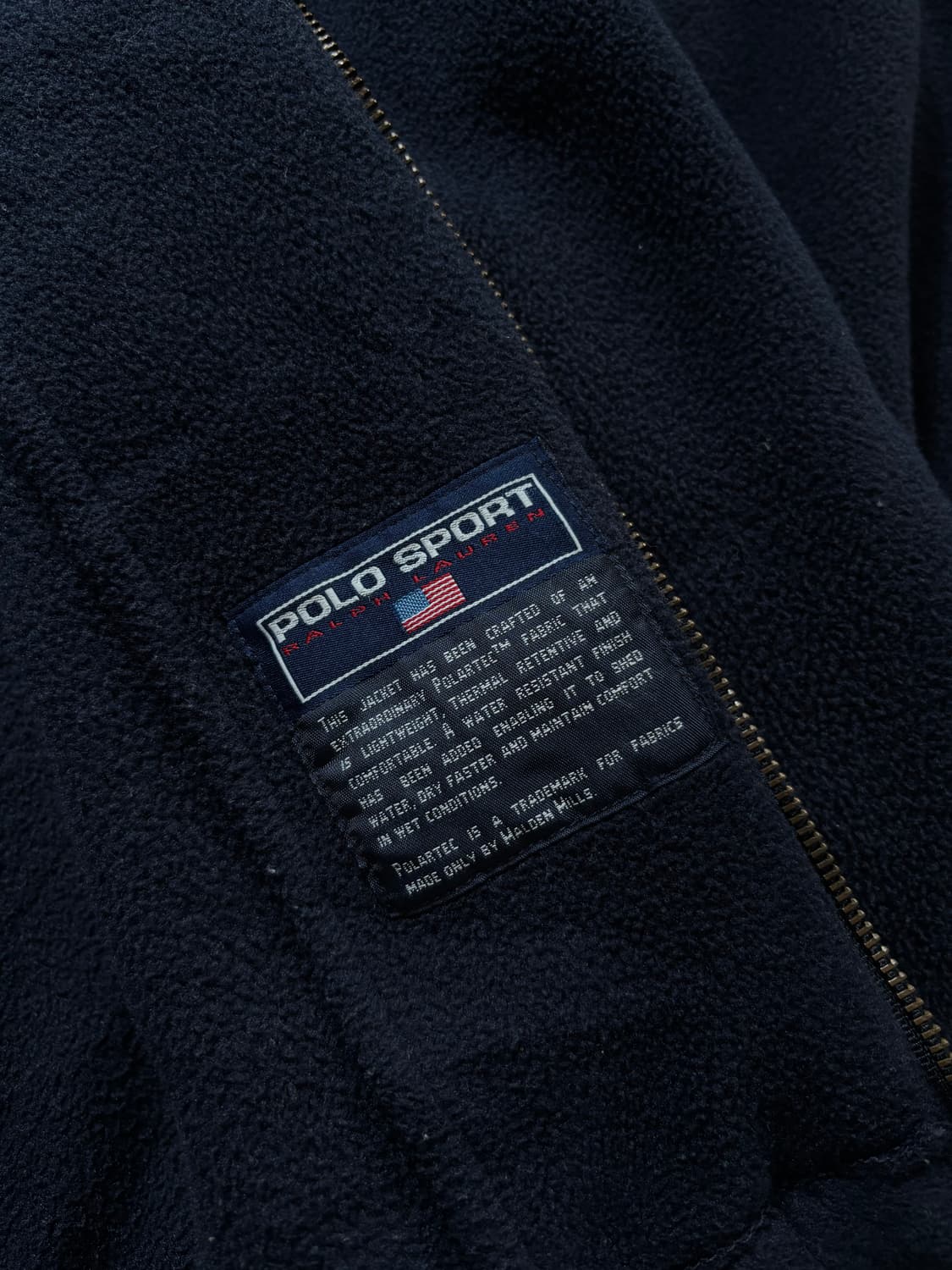 Polo Sport 폴로 스포츠 네이비 컬러 플리스 스윙자켓  상품이미지7