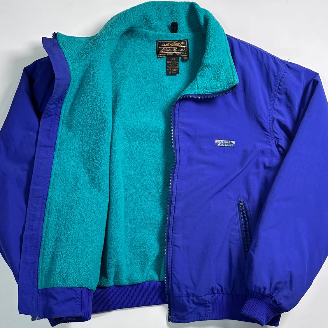 80s 에디바우어 나일론 봄버 자켓 상품이미지4