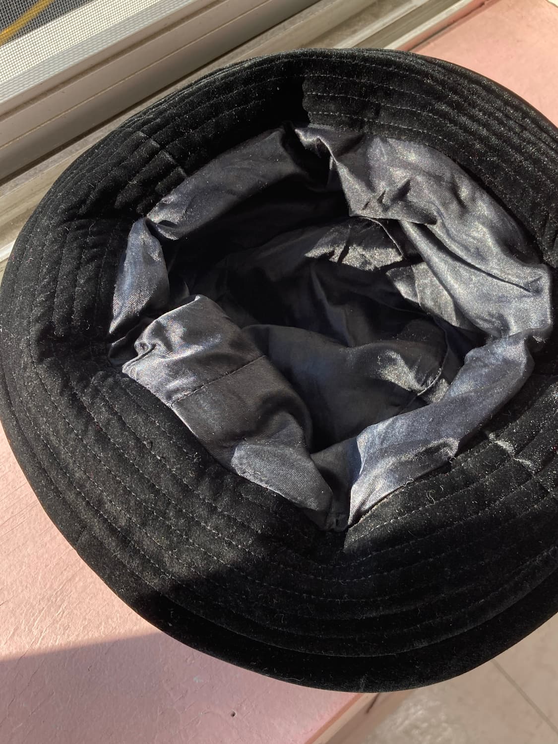 블랙 벨벳 털모자 상품이미지4