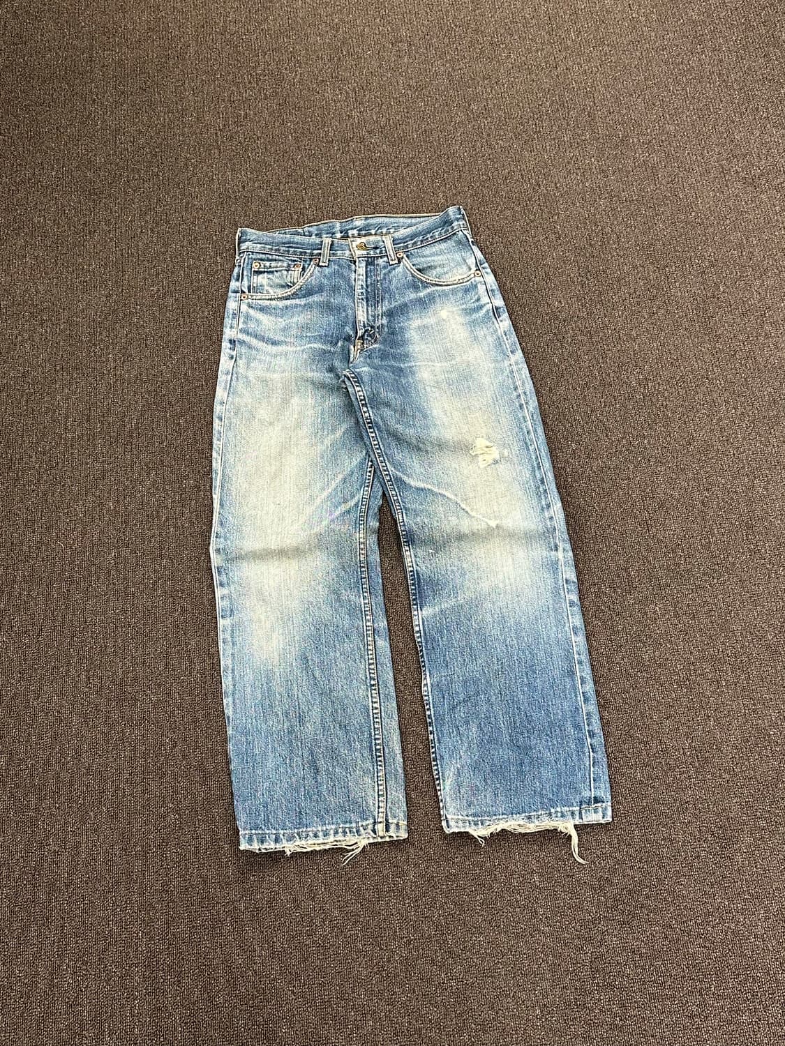 27x36)리바이스 503 빈티지 여성 데미지 중청 데님팬츠 상품이미지4