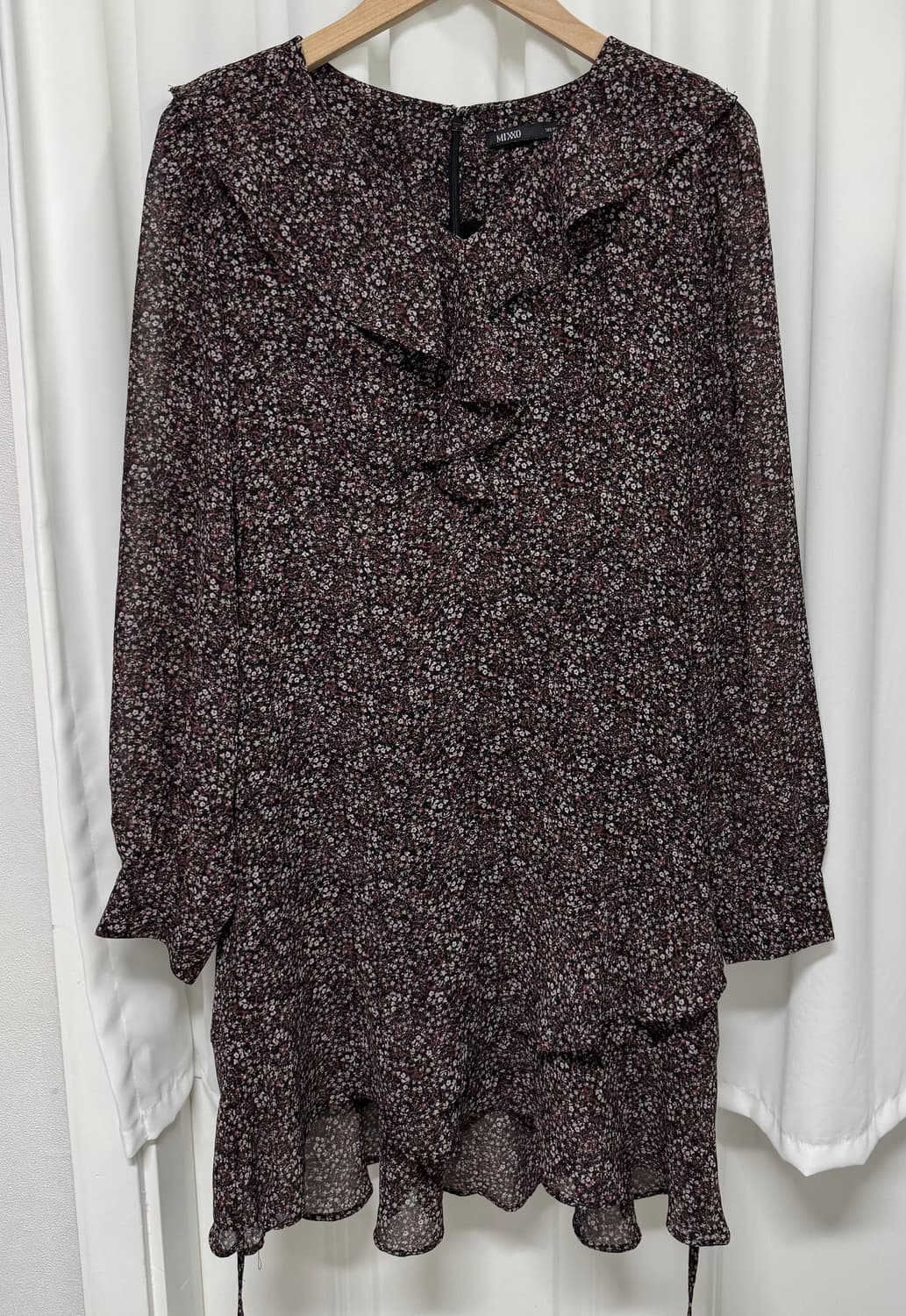 MIXXO 프릴 플라워 원피스  상품이미지3