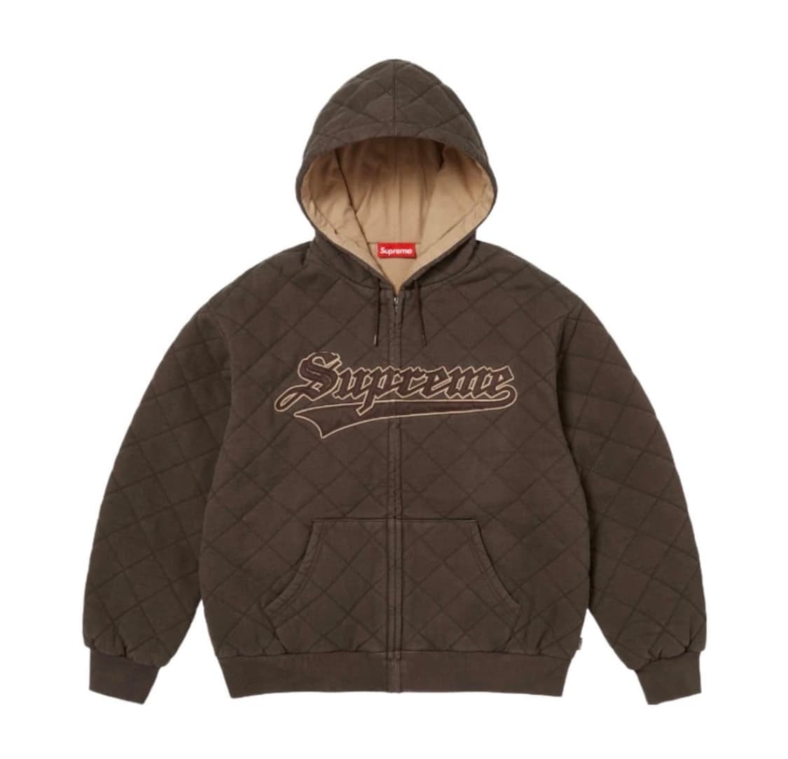 슈프림 퀼티드 브라운 xl 구매합니다 상품이미지1