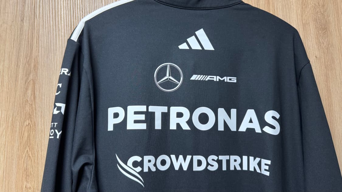 아디다스 메르세데스 AMG F1 쿼터집 블랙 스웨트셔츠 XL 상품이미지10