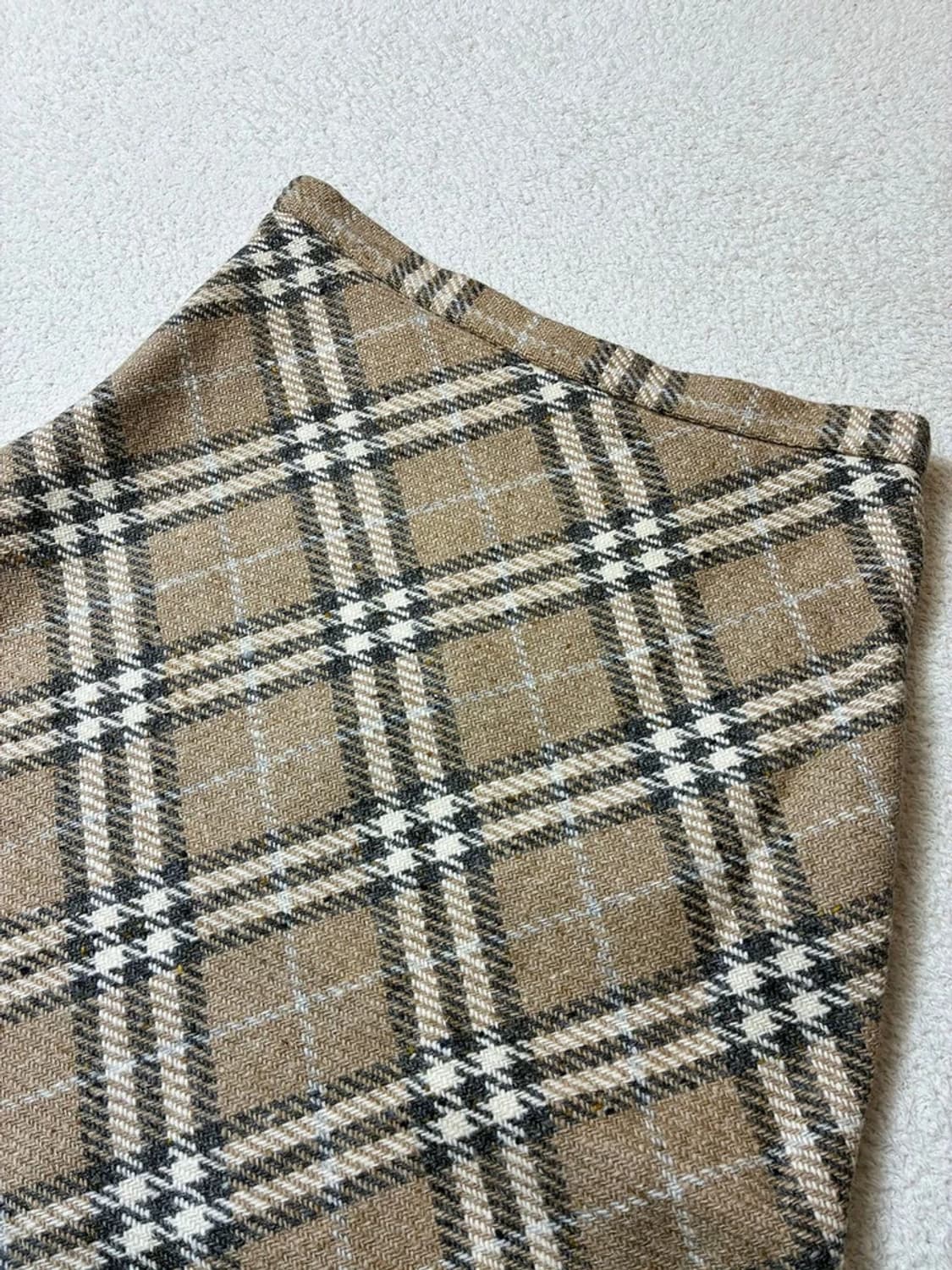 버버리 00's 노바체크 울 스커트 PN6905 상품이미지5