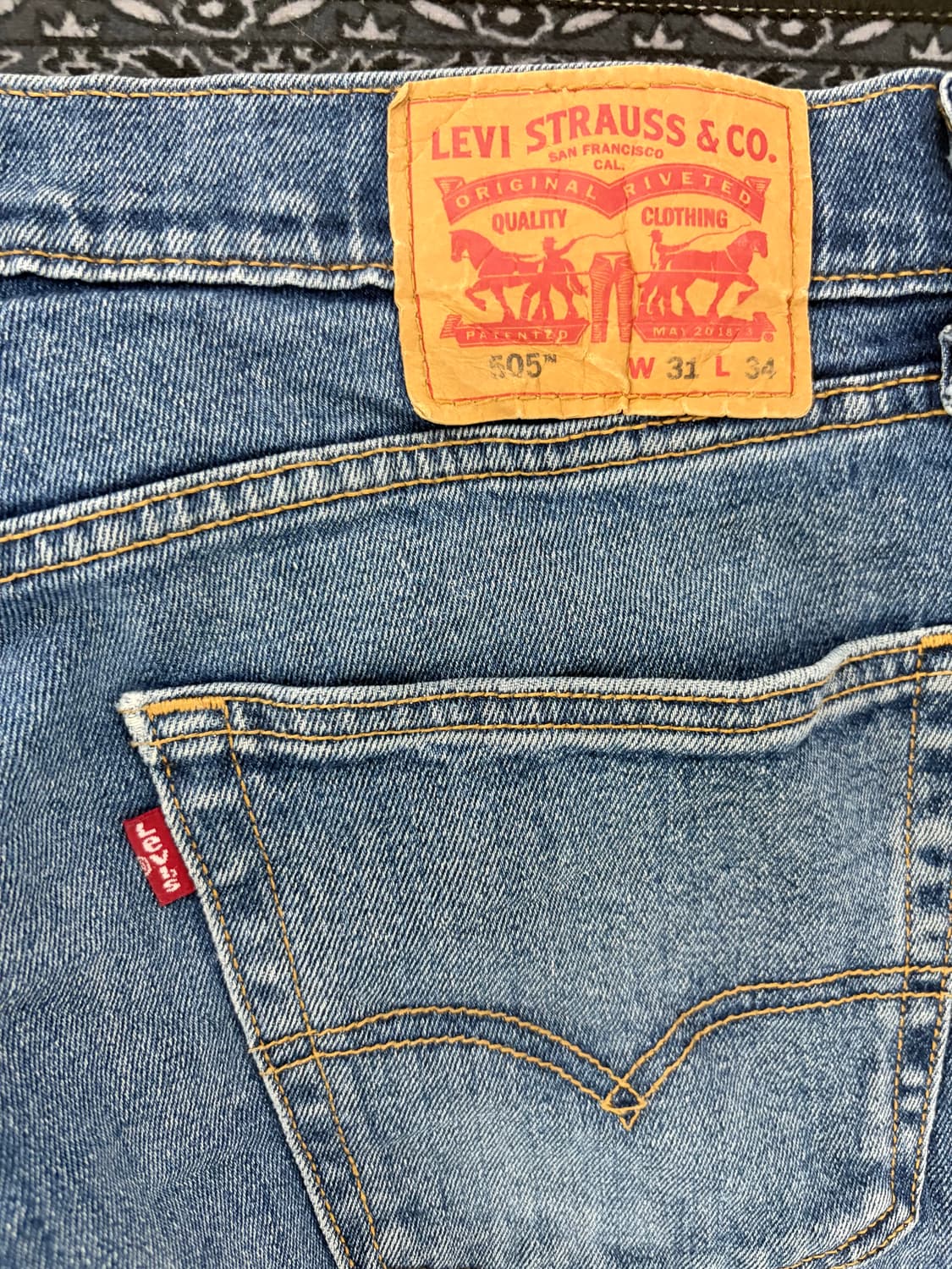 리바이스 505 31/34 상품이미지1