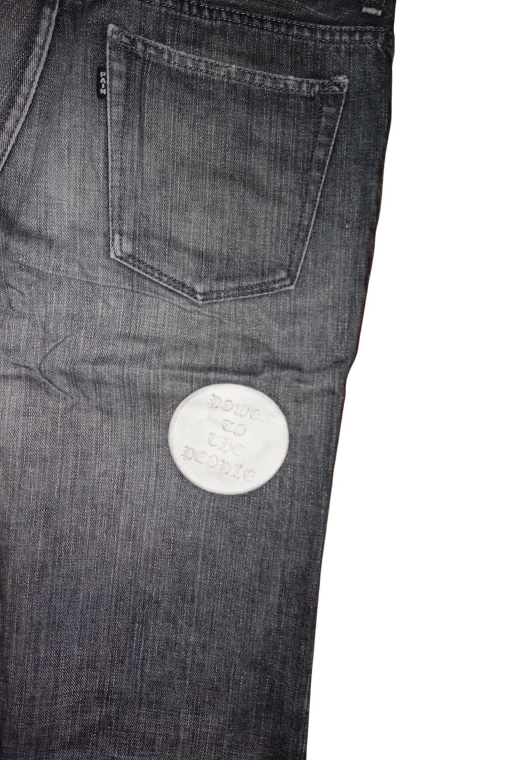 •넘버나인AW04 “Give Peace a Chance” 패치워크 데님 상품이미지6