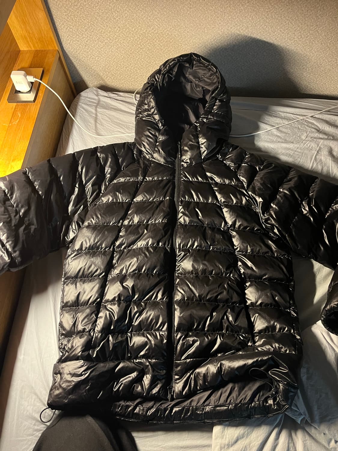 무신사 스탠다드 아이언 라이트 다운 자켓 블랙 상품이미지4