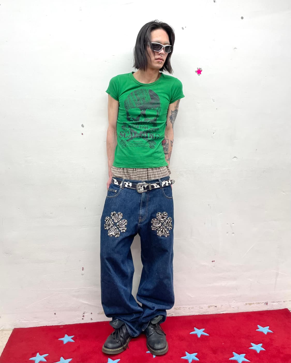 Big Skull Green T-Shirt 상품이미지4