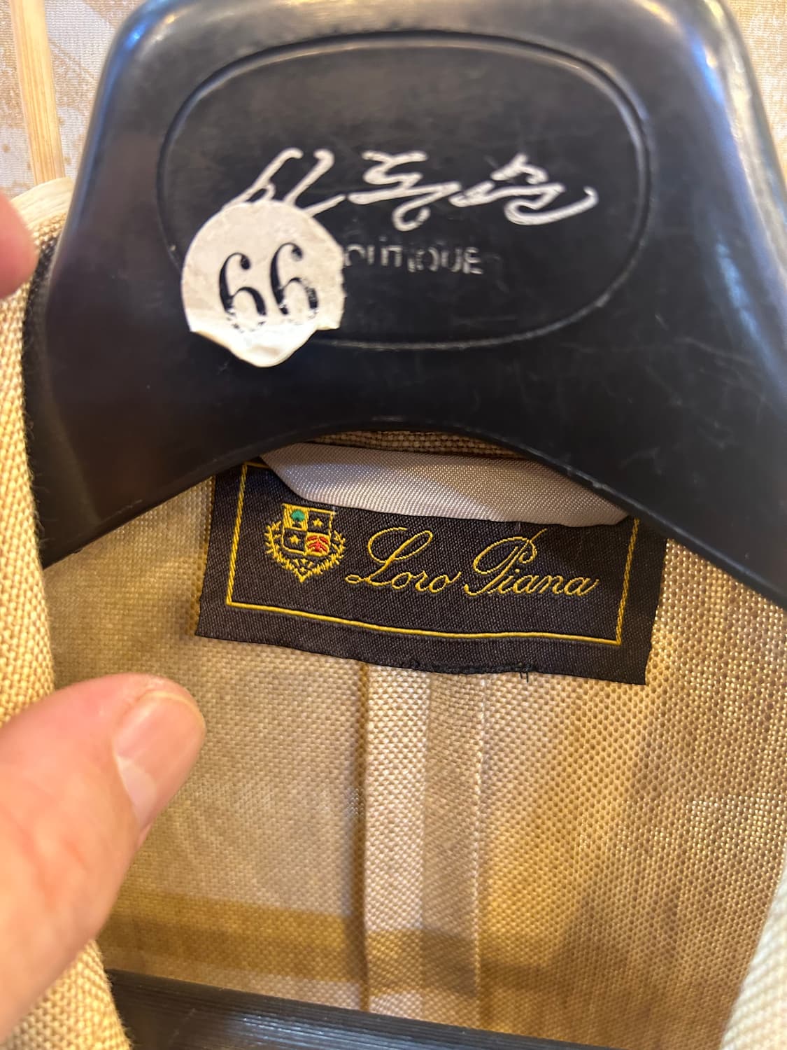 46/9t 정품 로로피아나 린넨 자켓 팝니다 상품이미지2