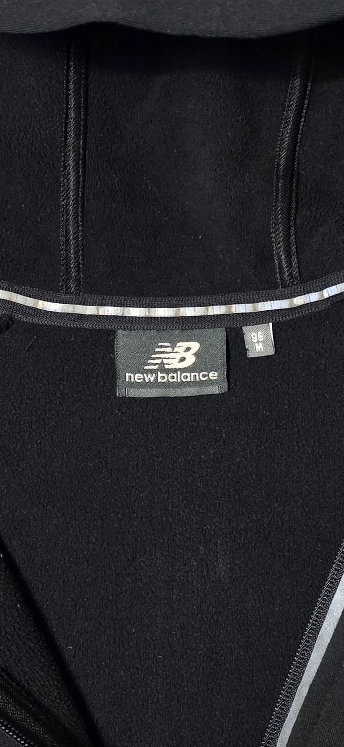 뉴발란스 블랙 후드집업 95 M 상품이미지3