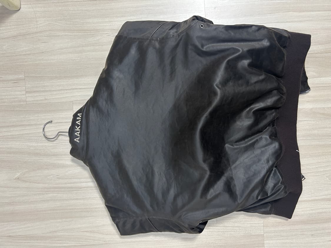 아캄 Piping Leather Blouson (Brown) 상품이미지3