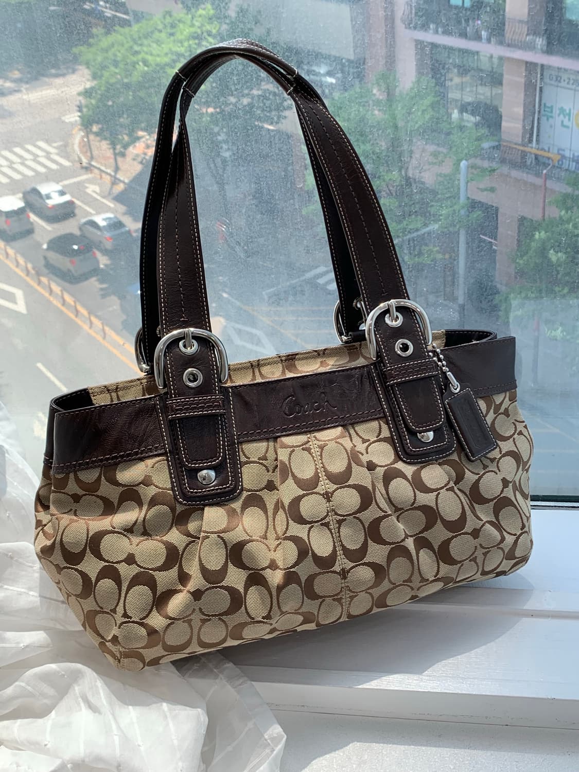 [S급] Coach Vintage Brown Shoulder Bag 상품이미지2