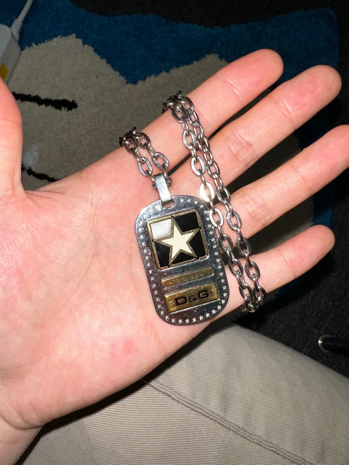 돌체엔가바나 군번줄 목걸이 상품이미지1