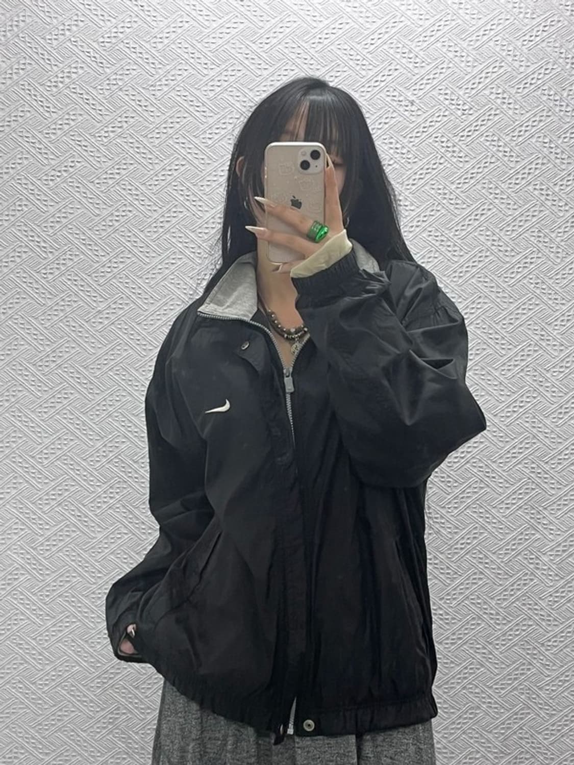 나이키 올드스쿨 빈티지 바람막이 자켓 XL C08381 상품이미지1