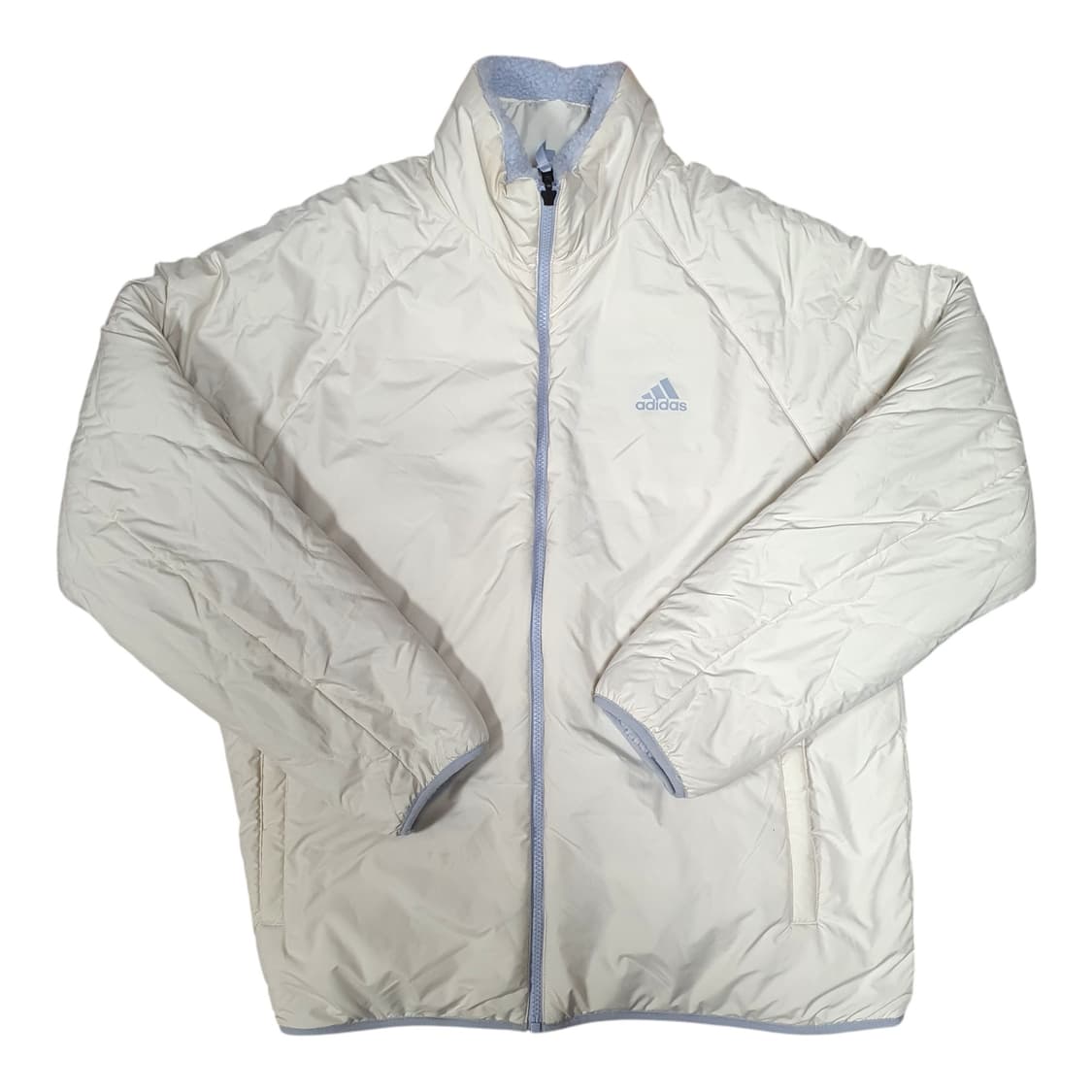 ✨ (바배) 아디다스 리버시블 빅로고 뽀글이 쉐르파 집업  상품이미지3