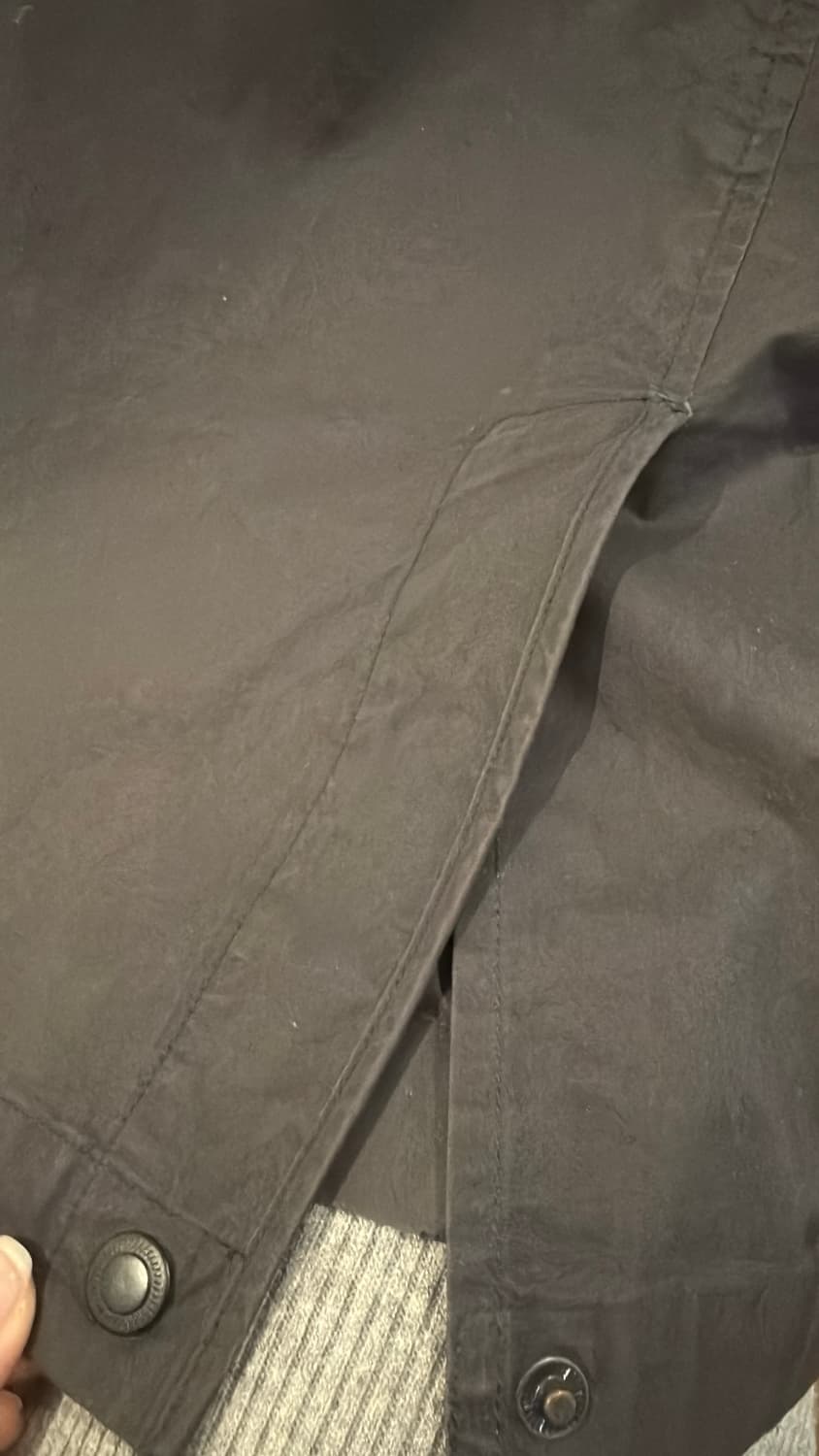 아르마니 익스체인지 차콜색 남성코트 M 상품이미지4