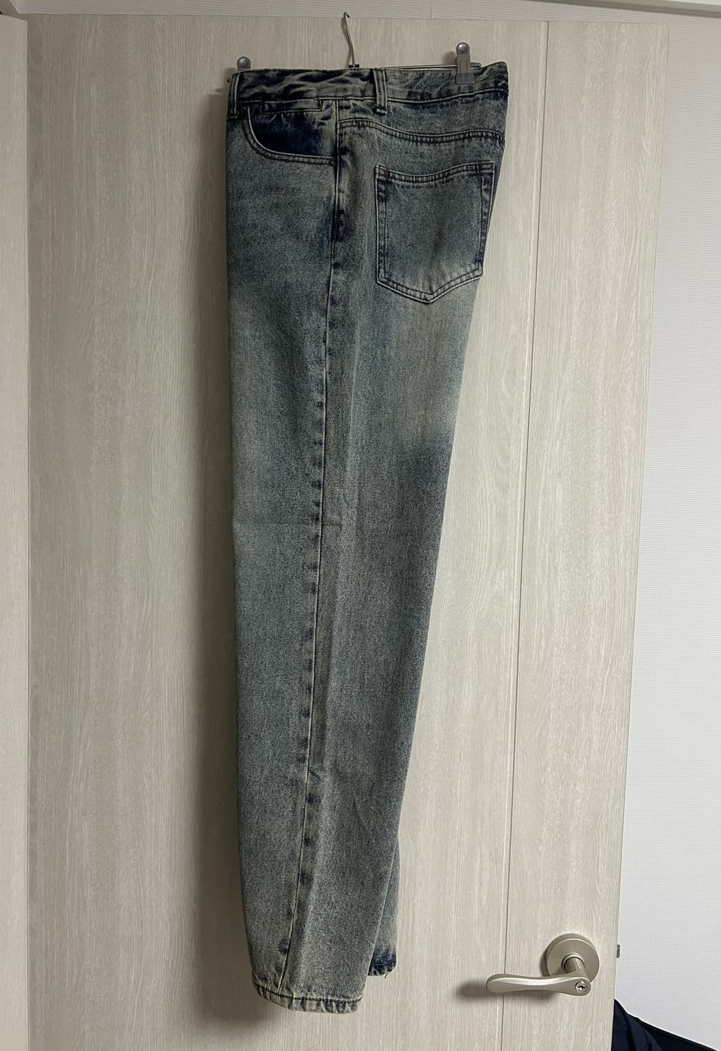 노이어 클래식 스트레이트 데님 팬츠 (라이트블루) 상품이미지3