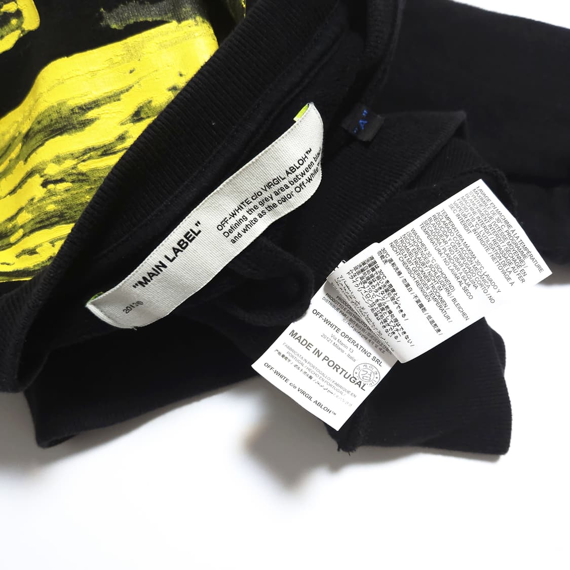 오프화이트 아크릴 애로우 맨투맨 스웻셔츠 상품이미지7
