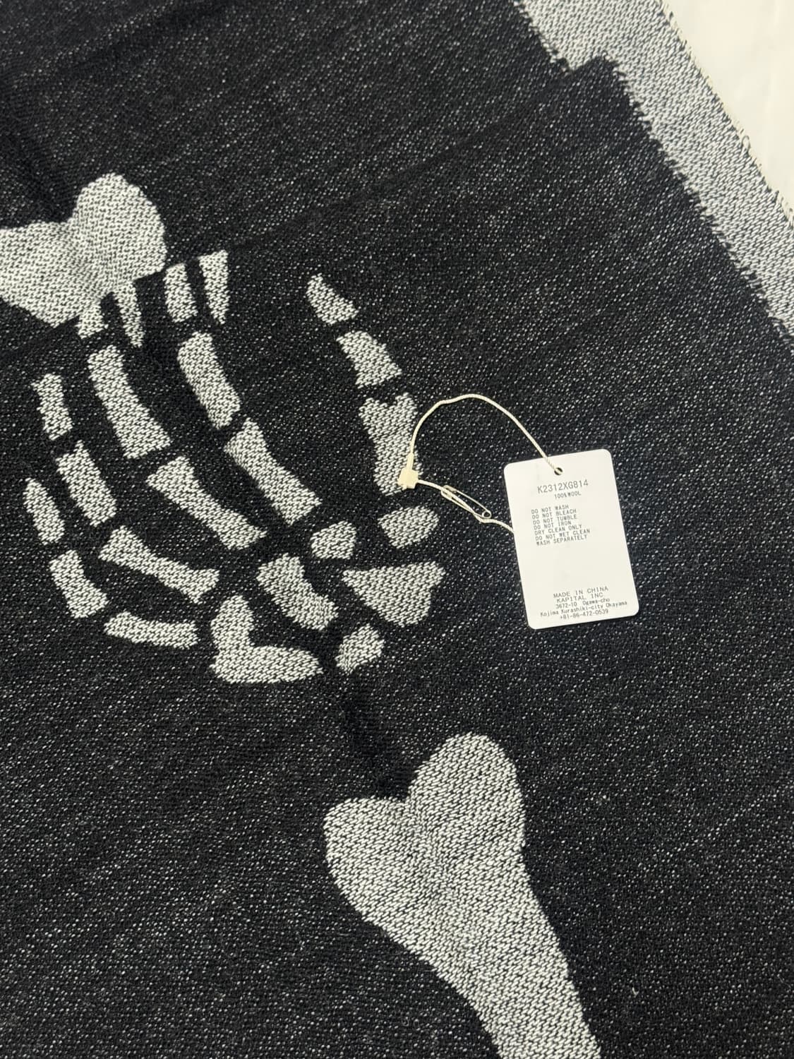 캐피탈 본 울 머플러 상품이미지3