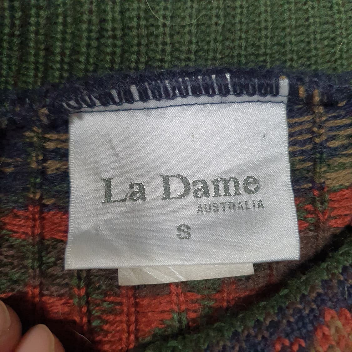 ✨ (바배) La Dame 패턴 울 니트  상품이미지3