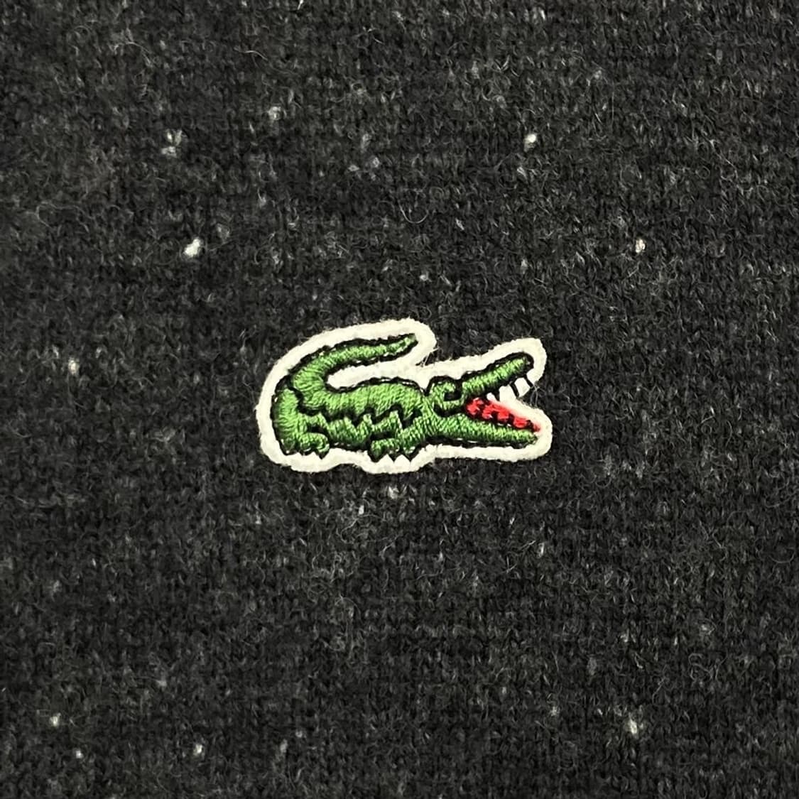 Lacoste 라코스테 신형 로고 보카시 울 그레이 니 상품이미지2