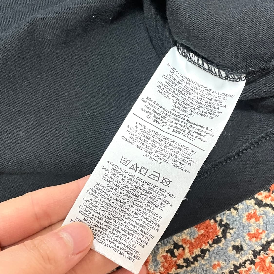 나이키 조던 파이트 컬렉션 블랙 반팔티셔츠 여성S 상품이미지5