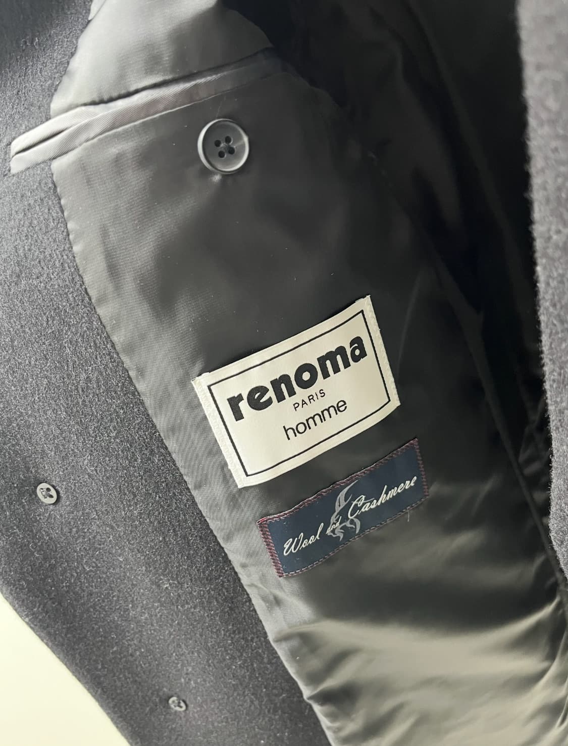 레노마 코트 캐시미어 남성코트 상품이미지5