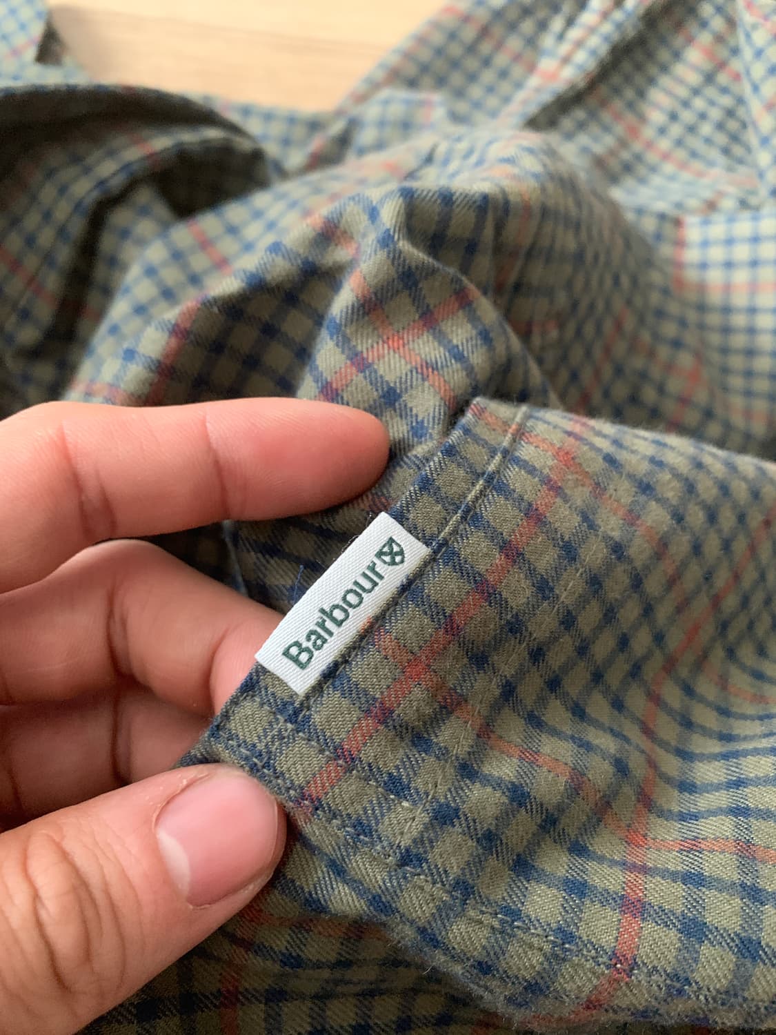 100)Barbour 바버 체크셔츠 상품이미지4