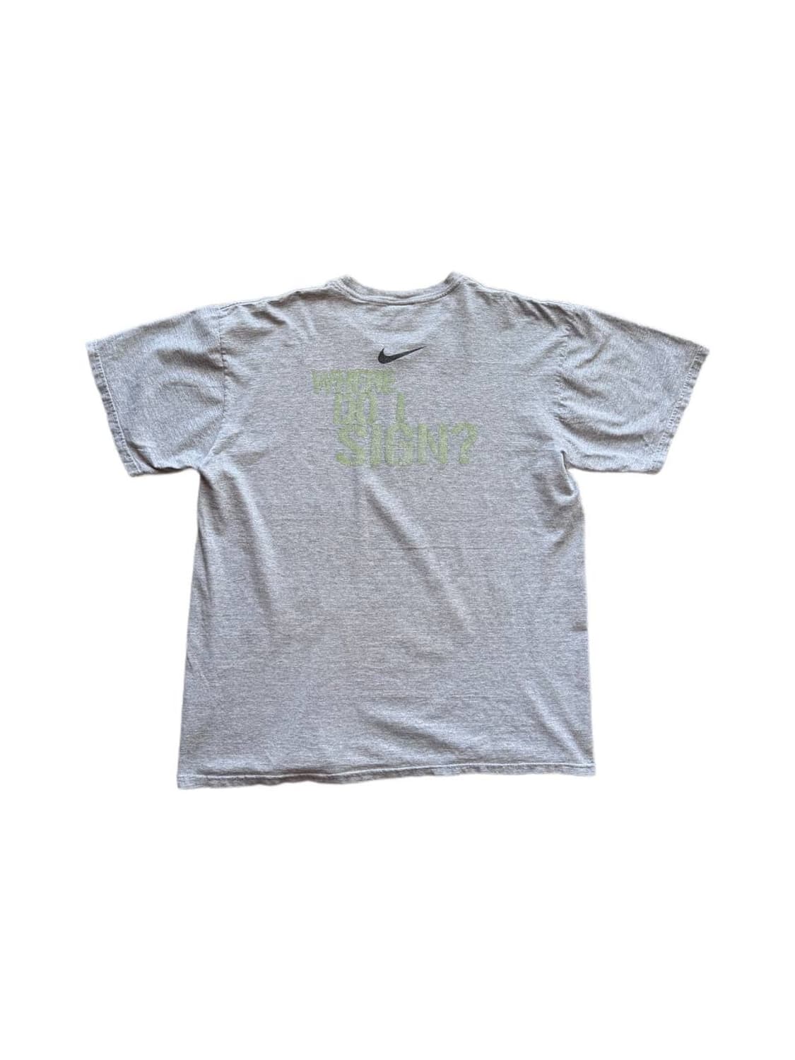 Mid 00s 나이키 프리 에이전트 로고 티셔츠 상품이미지2