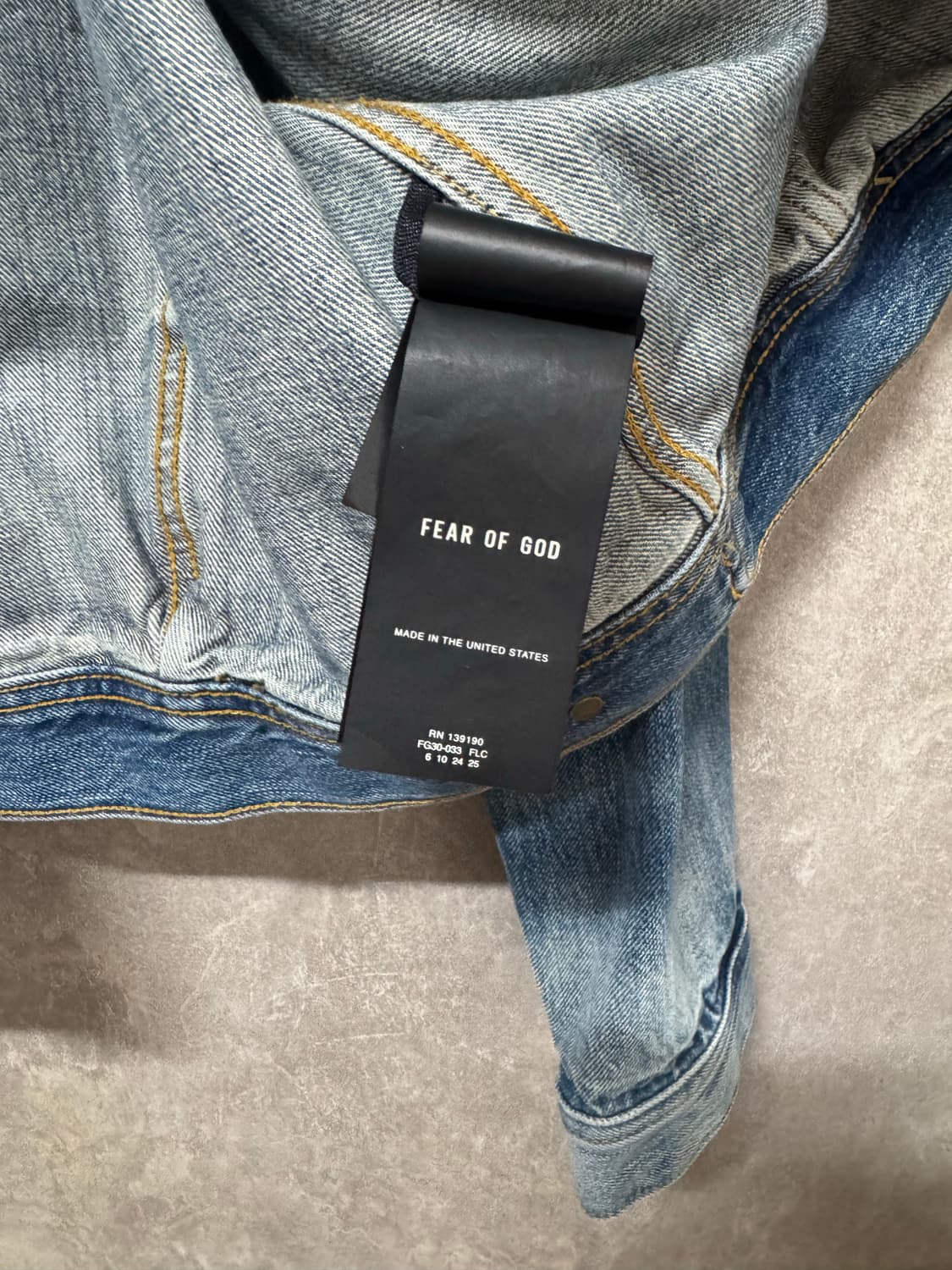 L / 피어 오브 갓 7th 데님 트러커 자켓 상품이미지4