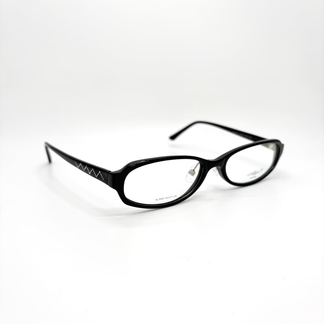 Allegro 블랙 큐빅 빈티지 뿔테 상품이미지2