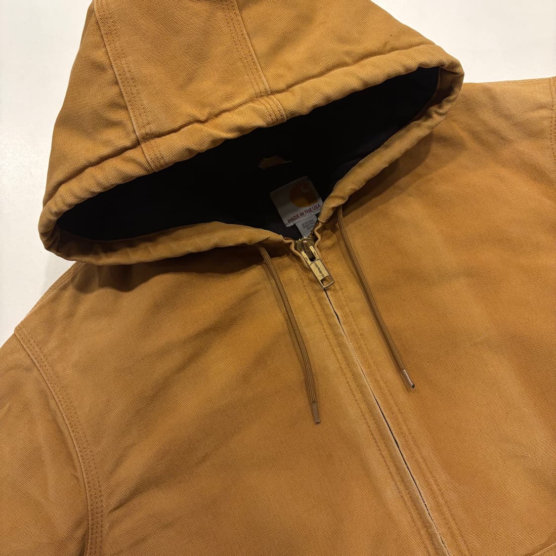 [M] 칼하트 액티브 J140 후드 워크 자켓 브라운 C262 상품이미지3