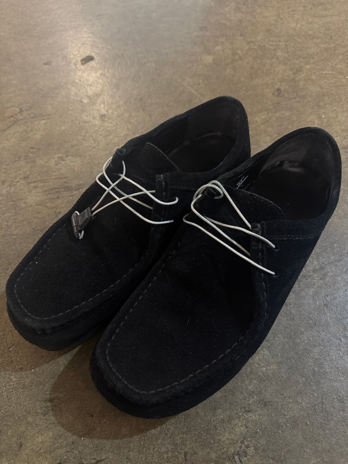 GU 리얼레더 블랙 모카신 슈즈 260mm 상품이미지3