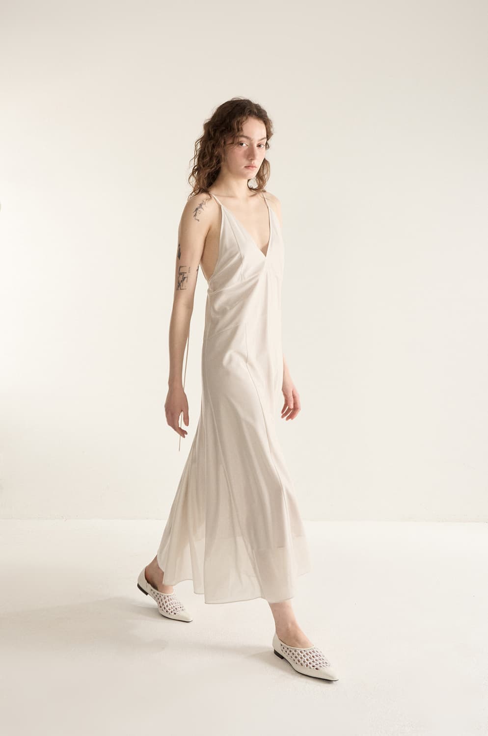 시스템 글리터슬리브리스원피스 상품이미지1