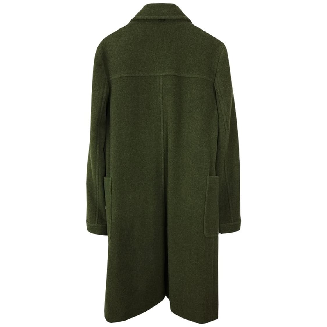 [JPN] 일본빈티지 히든버튼 모직 롱 코트 카키 M16406 상품이미지3