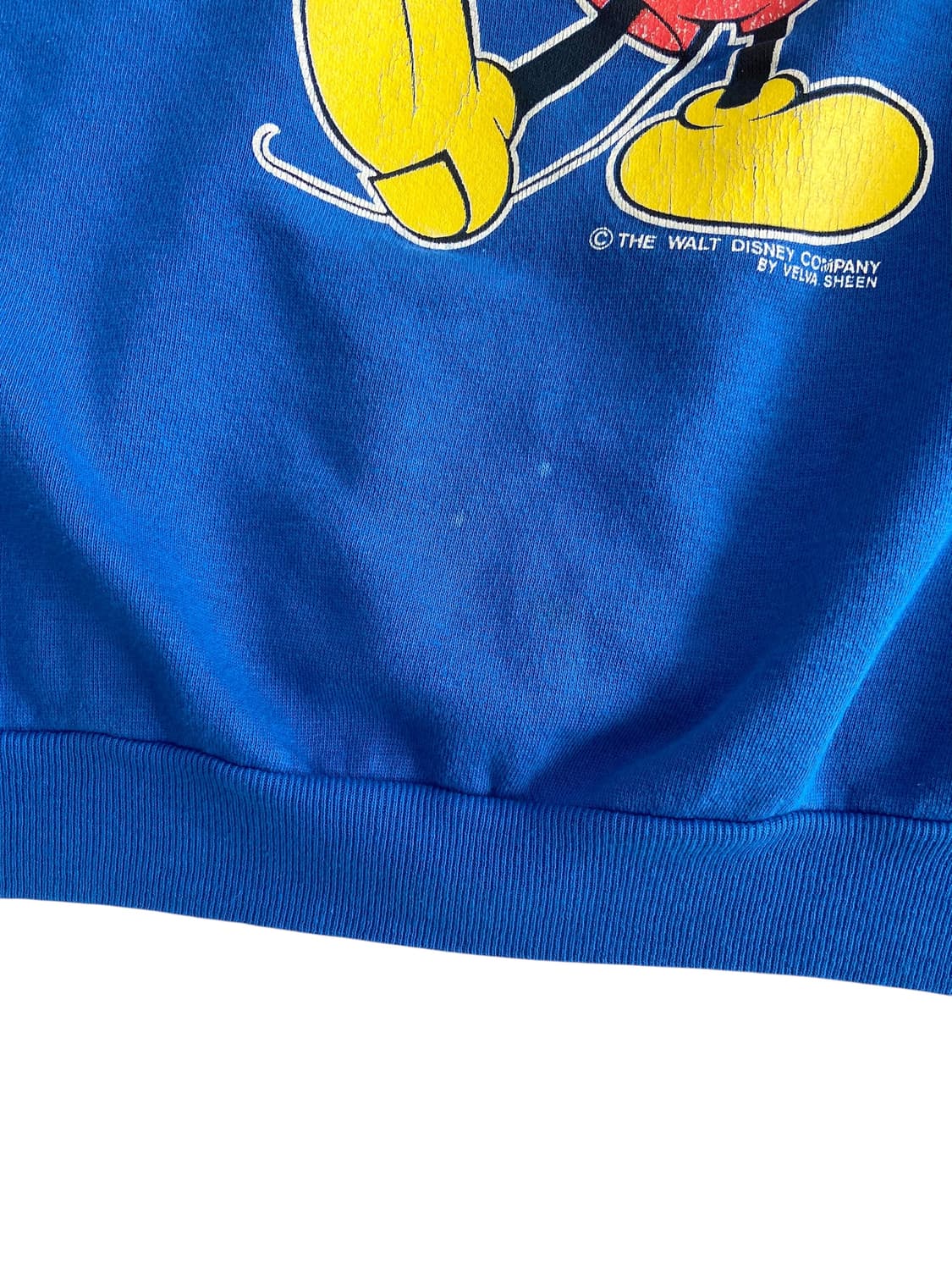 80's Velva Sheen 50/50 미키마우스 스웻셔츠 상품이미지5