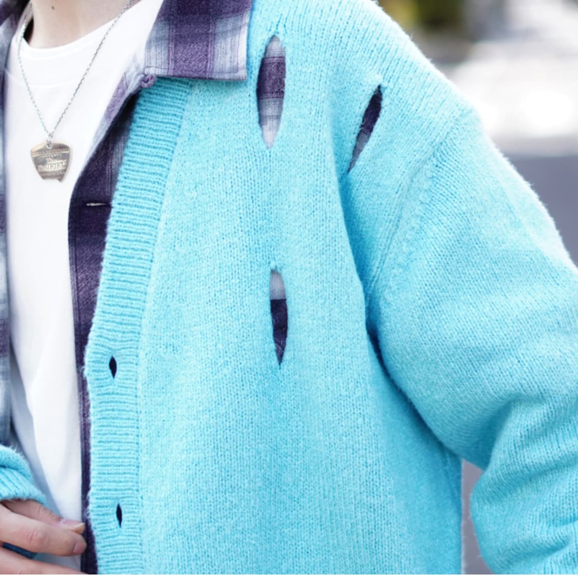 언유즈드 홀드 실크가디건 디가웰 토가 R13 꼼데가르송 상품이미지8