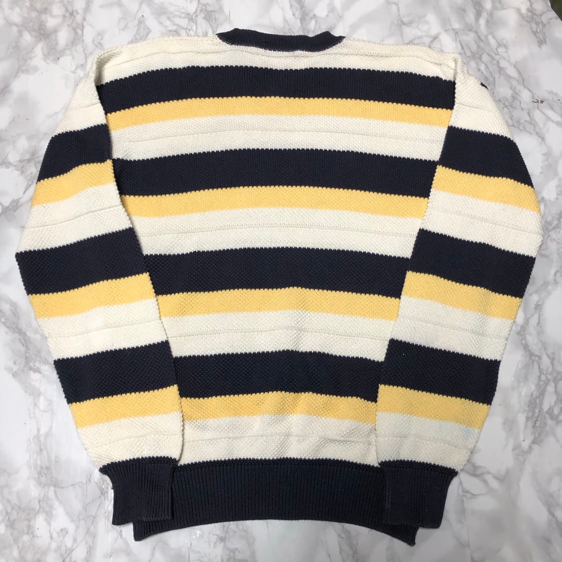 버버리 니트 남성용 스트라이프 로고 상품이미지3