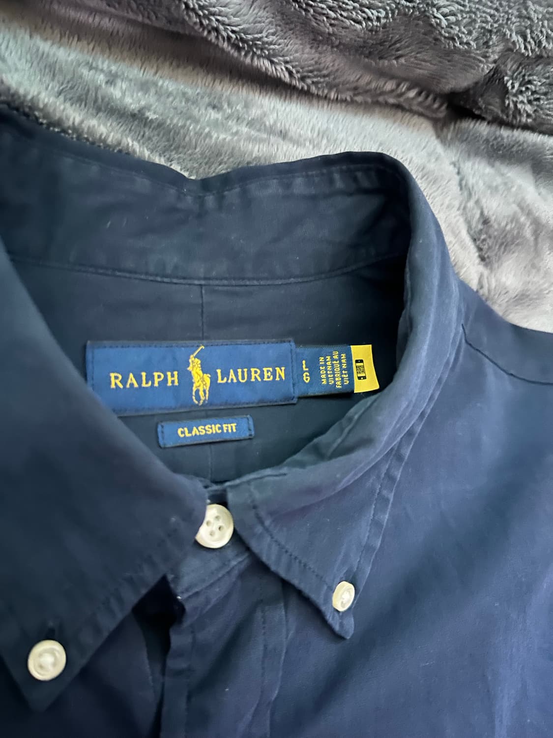 폴로 랄프로렌 셔츠 네이비 상품이미지2